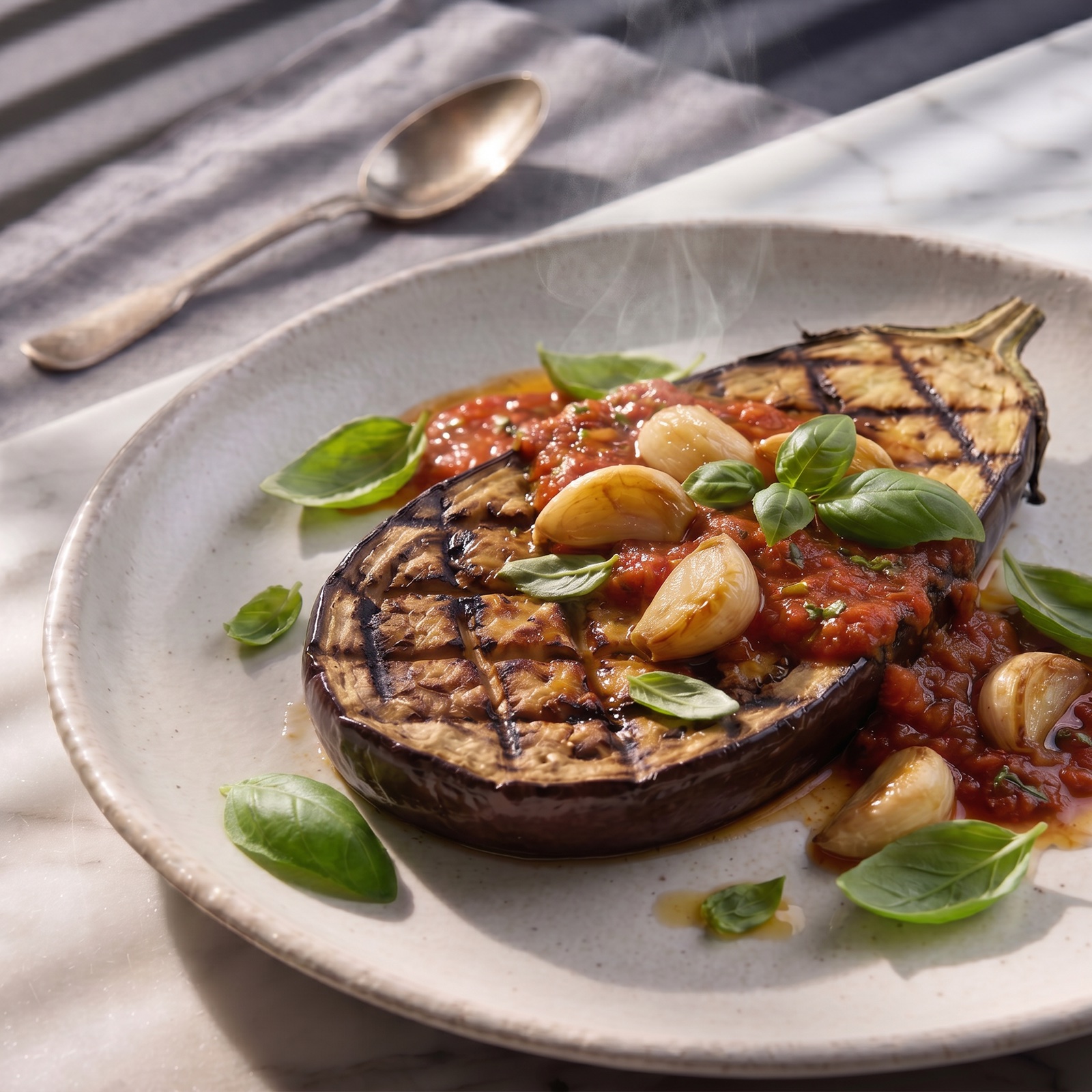 Auberginen-Steak